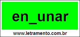 Palavra Enfunar Para Completar Com a Consoante F