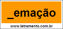 Palavra Gemação Para Completar Com a Letra G