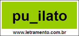 Palavra Pugilato Para Completar Com a Letra G