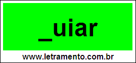 Palavra Guiar Para Completar Com a Consoante G