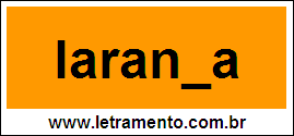 Palavra Laranja Para Completar Com a Letra J