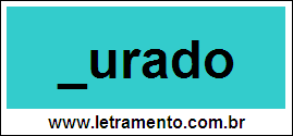 Palavra Jurado Para Completar Com a Letra J