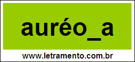 Palavra Auréola Para Completar Com a Letra L