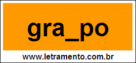 Palavra Grampo Para Completar Com a Letra M