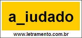 Palavra Amiudado Para Completar Com a Consoante M