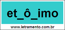 Palavra Etnônimo Para Completar Com a Letra N