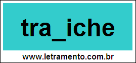 Palavra Trapiche Para Completar Com a Letra P