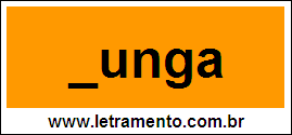 Palavra Punga Para Completar Com a Letra P