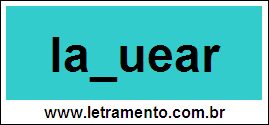 Palavra Laquear Para Completar Com a Letra Q