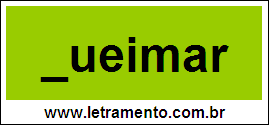 Palavra Queimar Para Completar Com a Letra Q