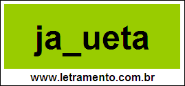 Palavra Jaqueta Para Completar Com a Letra Q