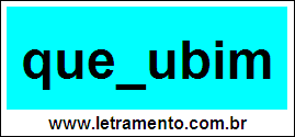 Palavra Querubim Para Completar Com a Consoante R