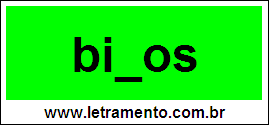 Palavra Bicos Para Completar Com a Consoante C