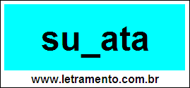 Palavra Sucata Para Completar Com a Consoante C