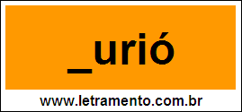 Palavra Curió Para Completar Com a Letra C