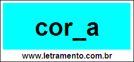 Palavra Corda Para Completar Com a Consoante D