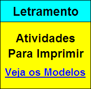 Atividades de Letramento Para Imprimir